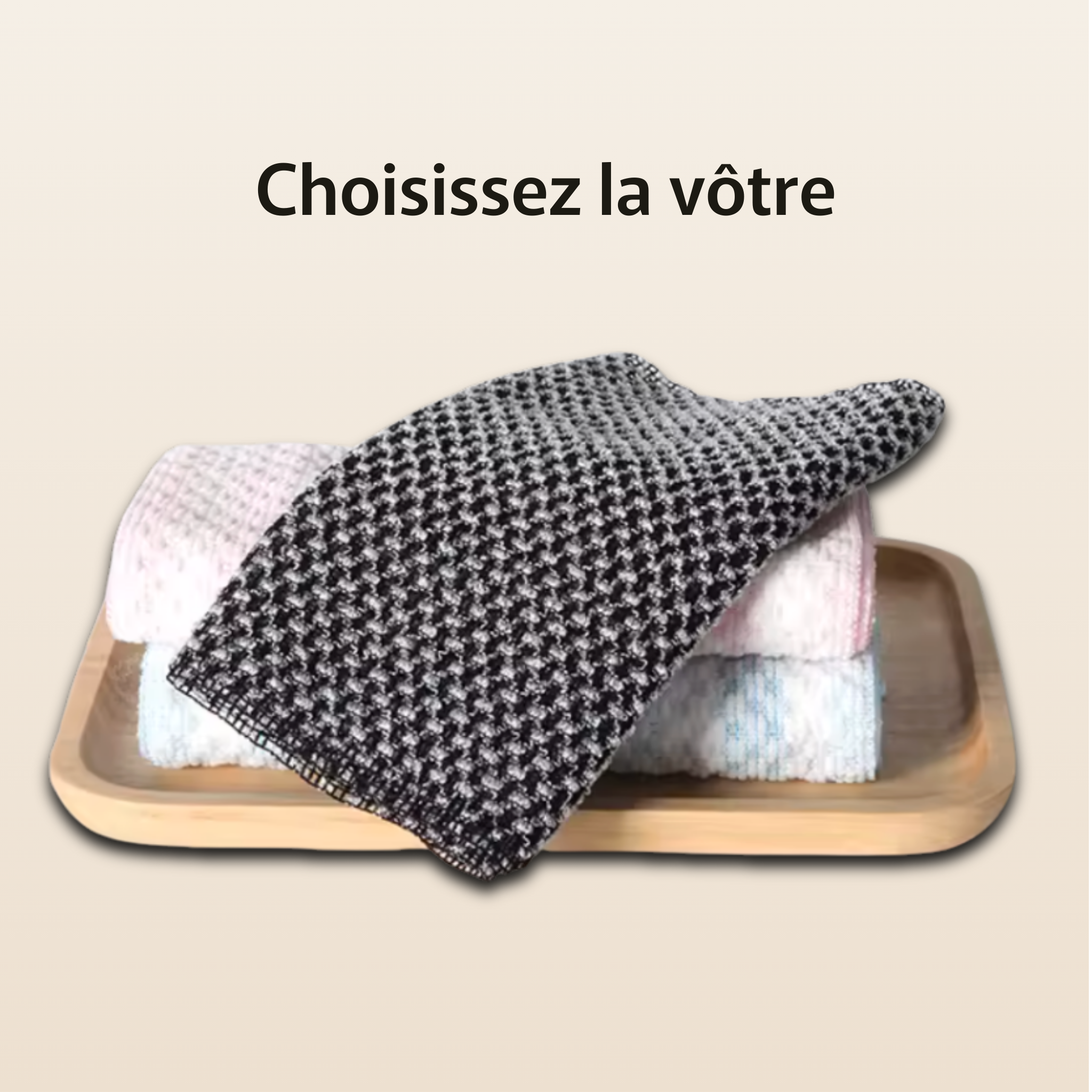 Serviette de bain exfoliante